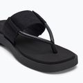 Încălțăminte pentru femei Calvin Klein YW0YW01717 Sq Low Wedge Sandal Rope triple black 7