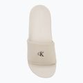 Papuci pentru femei Calvin Klein YW0YW01713 Slide Monogram Hardware turtle dove 5