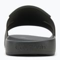 Papuci pentru bărbați Calvin Klein HM0HM01752 Pool Slide Double T dark olive 6
