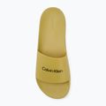 Papuci pentru bărbați  Calvin Klein HM0HM00455 Pool Slide Rubber avocado oil 5
