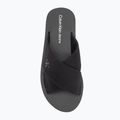 Papuci pentru bărbați Calvin Klein YM0YM01223 Cross Sandal Crxs Tx triple black 5