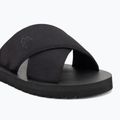 Papuci pentru bărbați Calvin Klein YM0YM01223 Cross Sandal Crxs Tx triple black 7