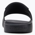 Papuci pentru bărbați Calvin Klein HM0HM01752 Pool Slide Double T black 6