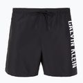 Pantaloni scurți de baie Calvin Klein pentru bărbați KM0KM01092 Intense Power Medium Drawstring pvh negru