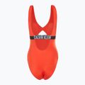 Costum de baie pentru femei Calvin Klein KW0KW02746 Intense Power One Piece Fashion Fit flaming chili 2