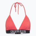 Calvin Klein costum de baie top KW0KW02750 Intense Power Rib Triangle-RP coral orbitor