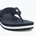 Papuci pentru femei Tommy Hilfiger Crochet Mid Beach Sandal space blue 7