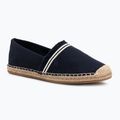 Espadrile pentru femei Tommy Hilfiger Fringe Canvas Closed space blue