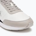 Încălțăminte pentru femei Calvin Klein YW0YW01942 Retro Runner Lace Up Leather MG bright white/chateau 7
