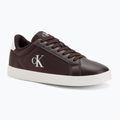 Încălțăminte pentru femei Calvin Klein YW0YW01781 3 Cupsole Laceup PU MG bordeaux/bright white
