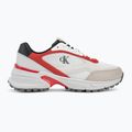 Încălțăminte pentru bărbați Calvin Klein YM0YM01379 Hike Runner Mesh MIX bright white/grey/flame scarlet 2