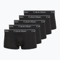 Boxeri Calvin Klein LV00NB4412 Low Rise Trunk 5 perechi black