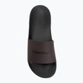 Șlapi pentru bărbați Calvin Klein HM0HM02107 EssMonobrand black/bordeaux 5