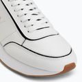 Încălțăminte pentru femei Calvin Klein HW0HW02994 Retro Runner Sock Patch Leather bright white/black 7