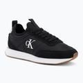 Încălțăminte pentru femei Calvin Klein YW0YW02060 Retro Runner Sock Laceup Mix Mat black/bright white