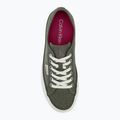 Încălțăminte pentru femei Calvin Klein HW0HW02970 Vulc Flatf Laceup Ripst deep lichen green/pink yarrow 5