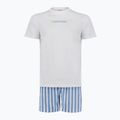 Pijamă bărbătească Calvin Klein LV00NM2903 classic white top/vertical boardway