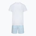 Pijamă bărbătească Calvin Klein LV00NM2903 classic white top/aurora stripe 2
