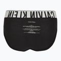 Chiloți pentru bărbați Calvin Klein 000NB3607A Hip Brief 3 perechi black with oatmeal logo/black with age 7