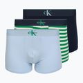 Boxeri pentru bărbați Calvin Klein LV00NB4472 Trunk 3 pairs shoreline/mardi gras green/cent s