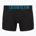 Boxeri Calvin Klein 000NB3609A Boxer Brief 3 perechi black w/oatmeal logo/black w/age 3