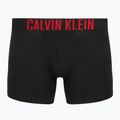 Boxeri Calvin Klein 000NB3609A Boxer Brief 3 perechi black w/oatmeal logo/black w/age 4