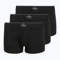 Boxeri pentru bărbați Calvin Klein LV00NB4472 Trunk 3 perechi black