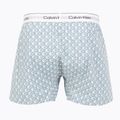 Boxeri Calvin Klein LV00NM2831 Boxer Trad icon cotton emblem chalk/gulf blue 2