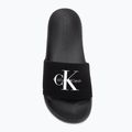 Papuci pentru femei Calvin Klein YW0YW01967 Monogram Logo 0GM black/bright white 5