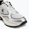 Încălțăminte pentru bărbați Calvin Klein YM0YM01402 Hike Runner Laceup Mesh Mix silver/black/marshmallow 7