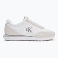 Încălțăminte pentru bărbați Calvin Klein YM0YM01361 Retro Runner Ess Mix Mat triple bright white 2