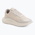 Încălțăminte pentru femei Calvin Klein YW0YW02016 Eva Runner Lace Up Mat Mix 0GN stony beige/turtle dove/silver