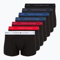 Boxeri Tommy Hilfiger Trunk WB 7 pairs blk/mid red/aegean sea/dsrt sky/blu jeans/f r/wht