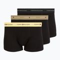 Boxeri pentru bărbați Tommy Hilfiger Trunk WB 3 pairs black/citronella/woodridge