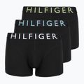 Boxeri Tommy Hilfiger Trunk WB 3 perechi lemon curd/arctic aqua/black