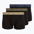 Boxeri pentru bărbați Tommy Hilfiger Trunk WB 3 pairs army green/wdg blue/ptch blue