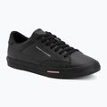 Teniși pentru bărbați Tommy Hilfiger Vulc Core RBW Long Lace Leather black