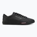 Teniși pentru bărbați Tommy Hilfiger Vulc Core RBW Long Lace Leather black 2