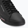 Teniși pentru bărbați Tommy Hilfiger Vulc Core RBW Long Lace Leather black 7
