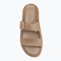 Papuci pentru femei Tommy Hilfiger Double Strap Sandal Pearl safari canvas pearlized 5