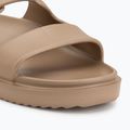 Papuci pentru femei Tommy Hilfiger Double Strap Sandal Pearl safari canvas pearlized 7