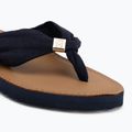 Șlapi pentru femei Tommy Hilfiger Footbed Summer Sandal Leather space blue 7