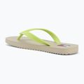 Șlapi pentru femei Tommy Jeans Logo Summer white clay/lime essence 3