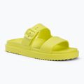 Papuci pentru femei Tommy Hilfiger Light Double Strap lime zing