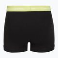 Boxeri pentru bărbați Calvin Klein 0000U2662G Trunk 3 perechi black in green bloom wb/black in da 3