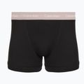 Boxeri pentru bărbați Calvin Klein 0000U2662G Trunk 3 perechi black in green bloom wb/black in da 2