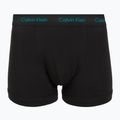 Boxeri pentru bărbați Calvin Klein 0000U2662G Trunk 3 perechi of black bodies and wbs with driftwood 2