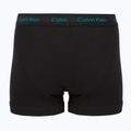 Boxeri pentru bărbați Calvin Klein 0000U2662G Trunk 3 perechi of black bodies and wbs with driftwood 3