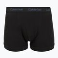 Boxeri pentru bărbați Calvin Klein 0000U2662G Trunk 3 perechi of black bodies and wbs with driftwood 6
