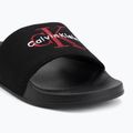 Șlapi pentru bărbați Calvin Klein YM0YM01393 Ess black/rhubarb 7
